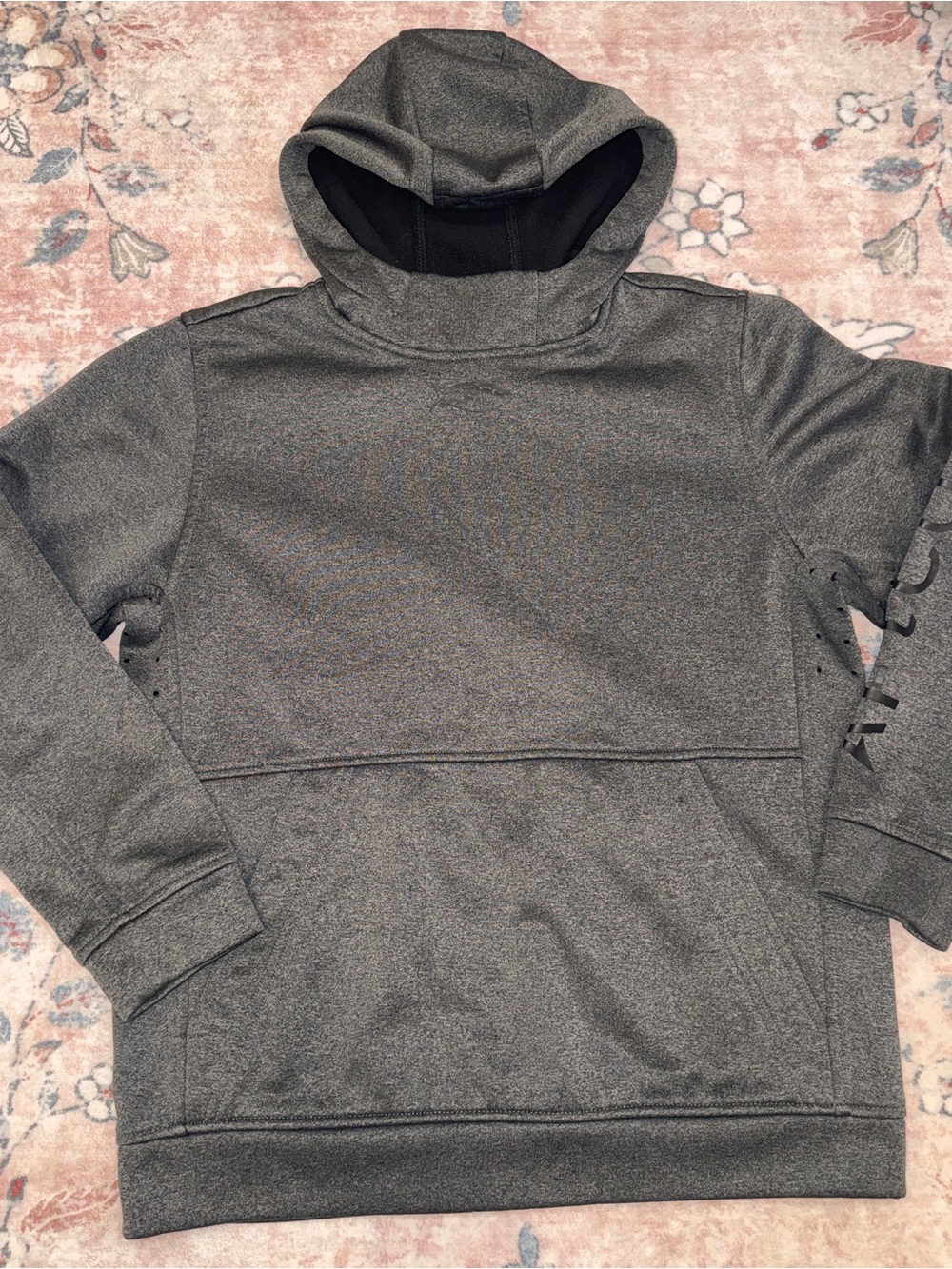 AFTCO Gray Youth Hooded Pullover Sweatshirt